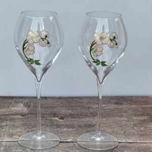 Pair of Perrier-Jouet Belle Époque Champagne Glasses, 28.5cl